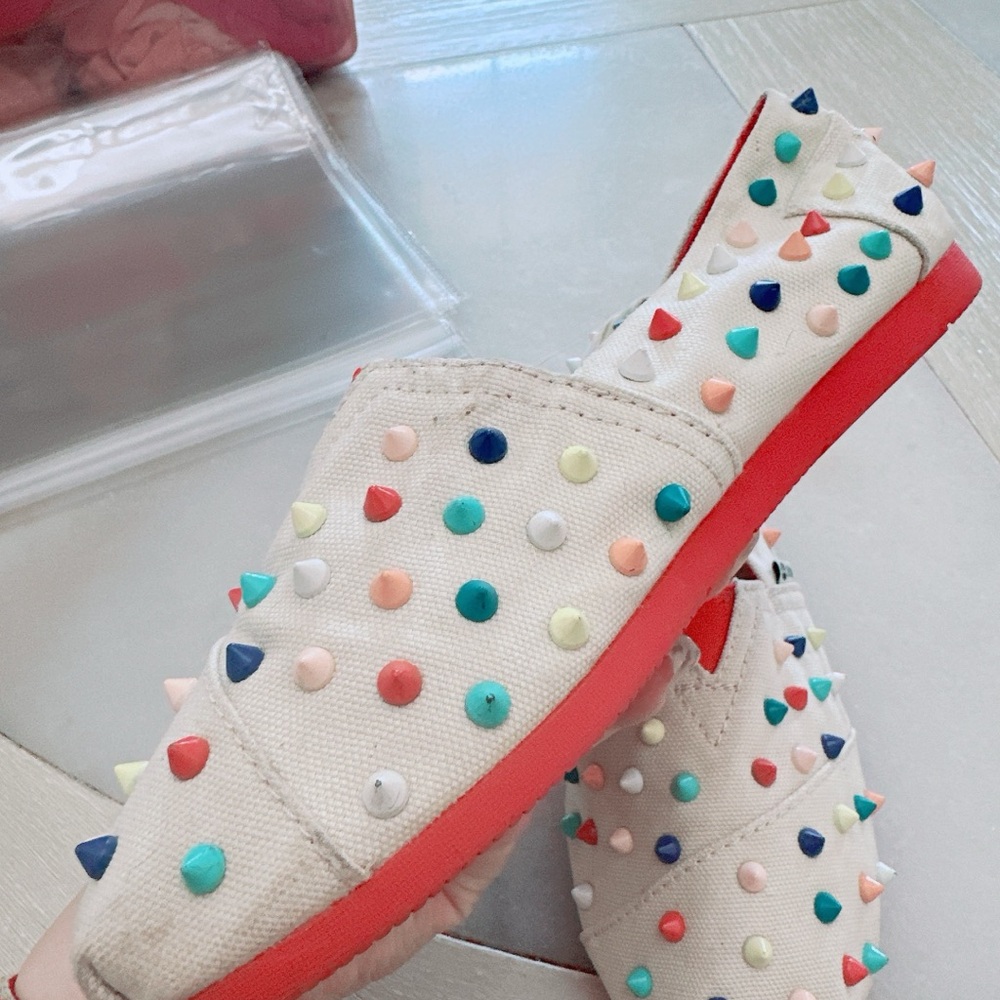 J&M Studded Canvas Flats - Picture 5 of 9